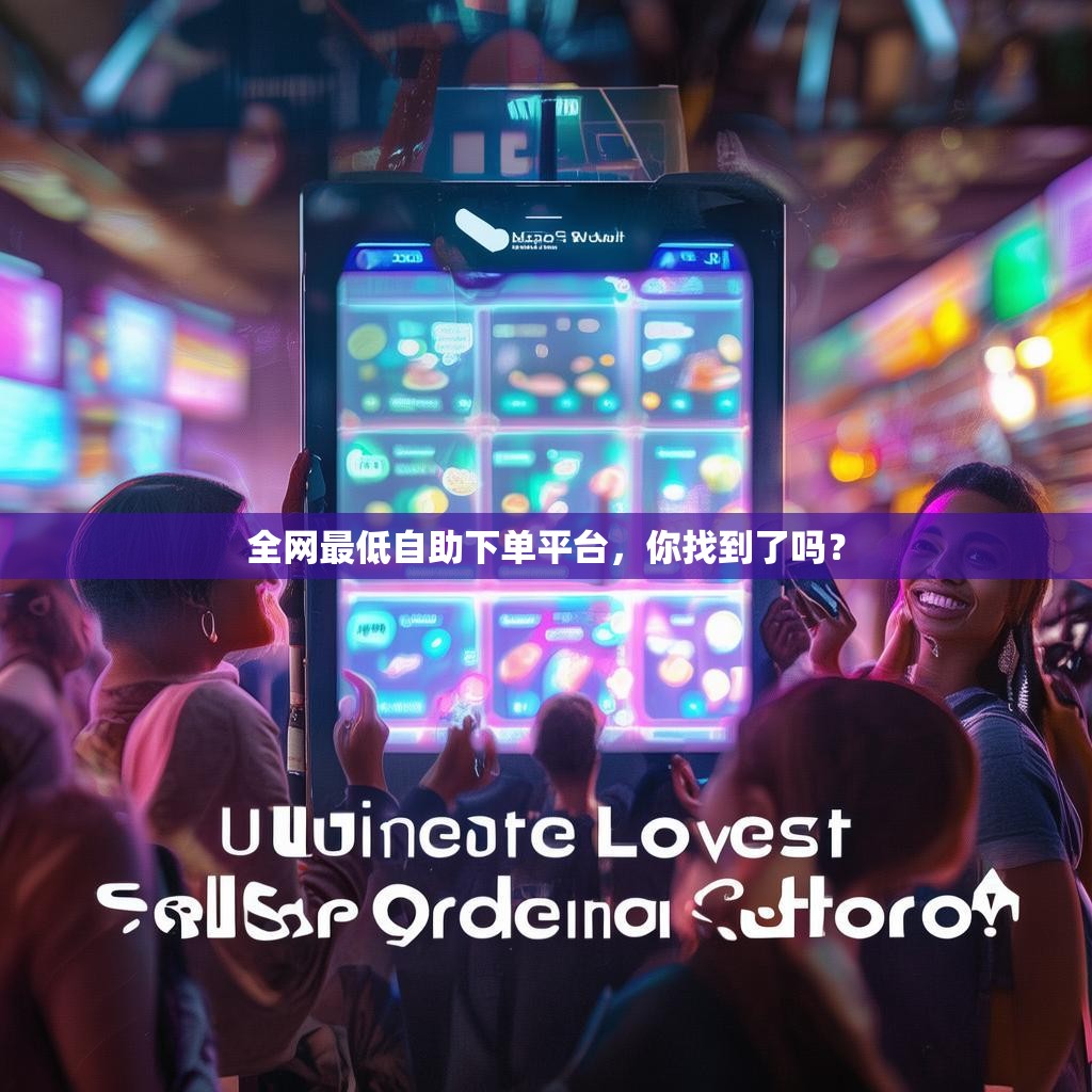 全网最低自助下单平台，你找到了吗？