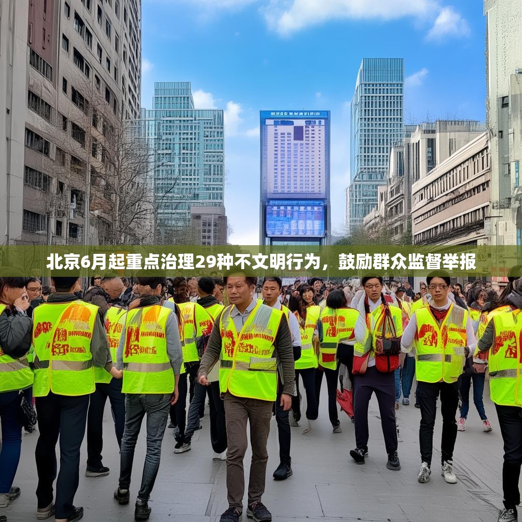 北京6月起重点治理29种不文明行为，鼓励群众监督举报