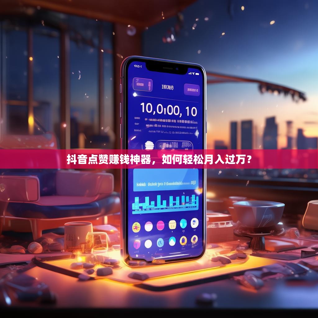 抖音点赞赚钱神器，如何轻松月入过万？