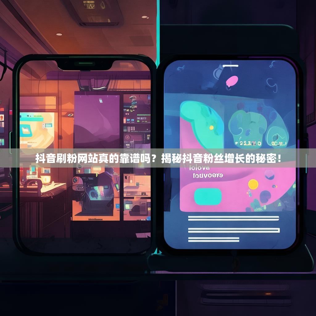 抖音刷粉网站真的靠谱吗？揭秘抖音粉丝增长的秘密！
