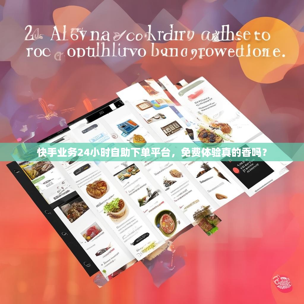 快手业务24小时自助下单平台，免费体验真的香吗？