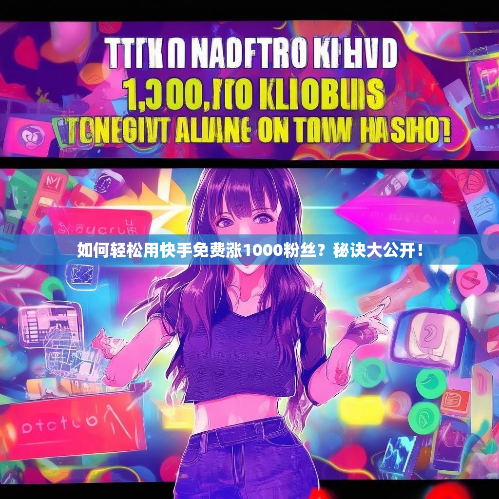 如何轻松用快手免费涨1000粉丝？秘诀大公开！