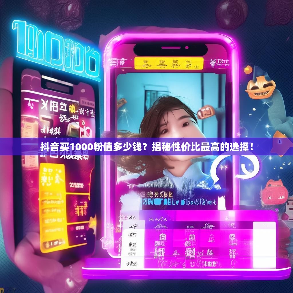 抖音买1000粉值多少钱？揭秘性价比最高的选择！