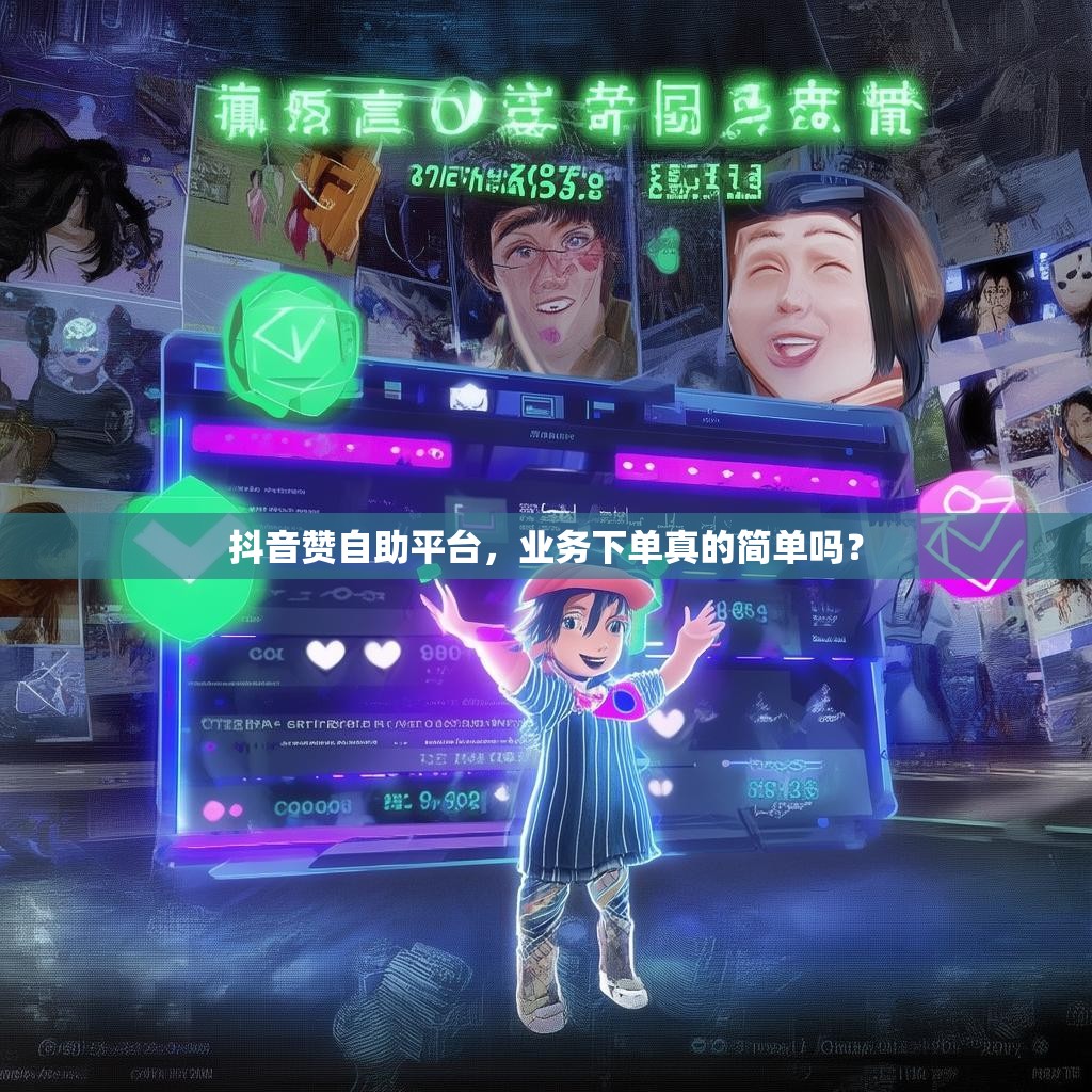抖音赞自助平台，业务下单真的简单吗？