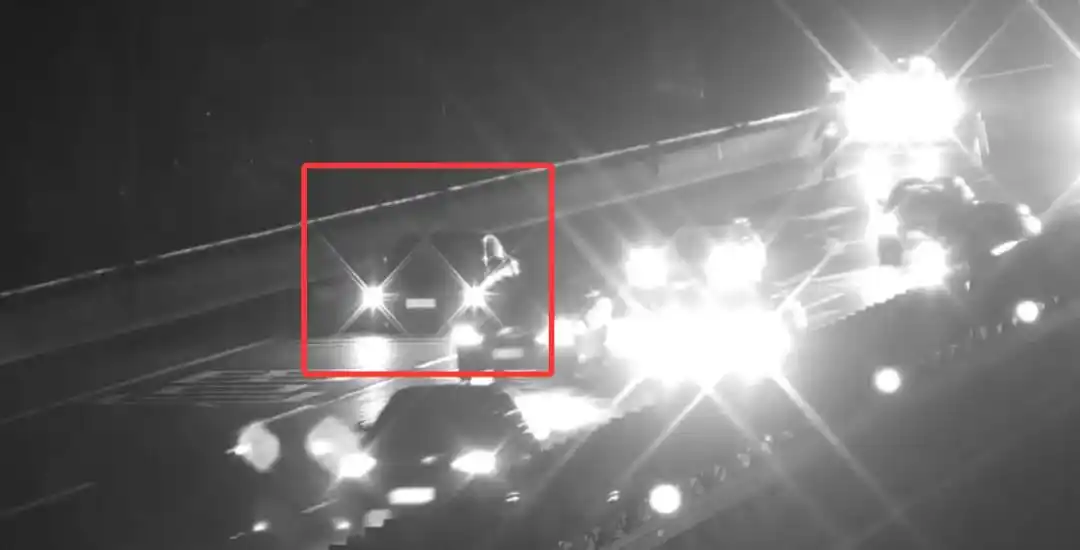 高速行车困极睡车道中央，杭州男子违章停车被处罚